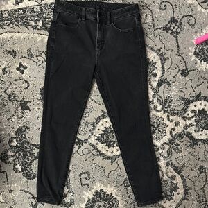 American Eagle Outfitters Black Slim Straight Jeans